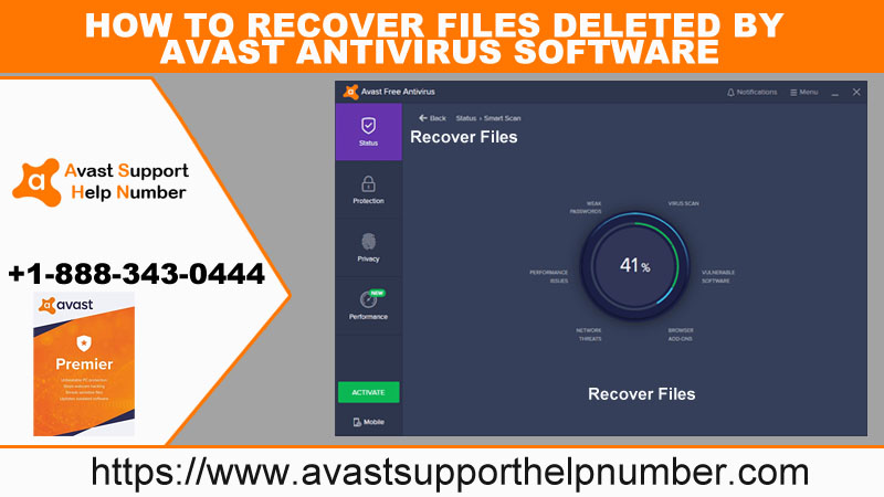 avast restore file from vault